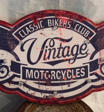 décoration moto vintage